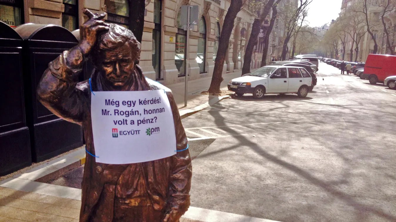 A Columbo szobron üzent Rogánnak az Együtt-PM 