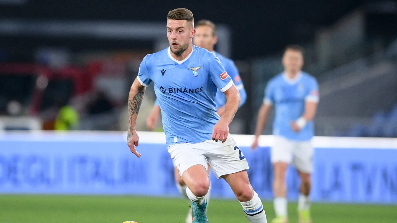 SS Lazio v SSC Napoli - Serie A Soccer Serie A Lazio Napoli calcio Italia Rome Italian Cup Neaples Sportphoto SSC Napoli Serie A match Sergej Milinkovic-Savic SS Lazio Stadio Olimpico Giuseppe Maffia 27 February Horizontal FOOTBALL MATCH PHOTO 