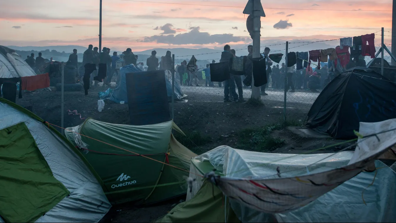 Refugees camp in Idomeni 2016 April Balkans route BORDER February Greece Greel Islands Idomeni Macedonia Refugees camp crisis migrants migrants crisis refugees NurPhoto Europe Migrants Crisis Europe’s Migrants Crisis REFUGEE EXODUS Idomeni Migrants Greece