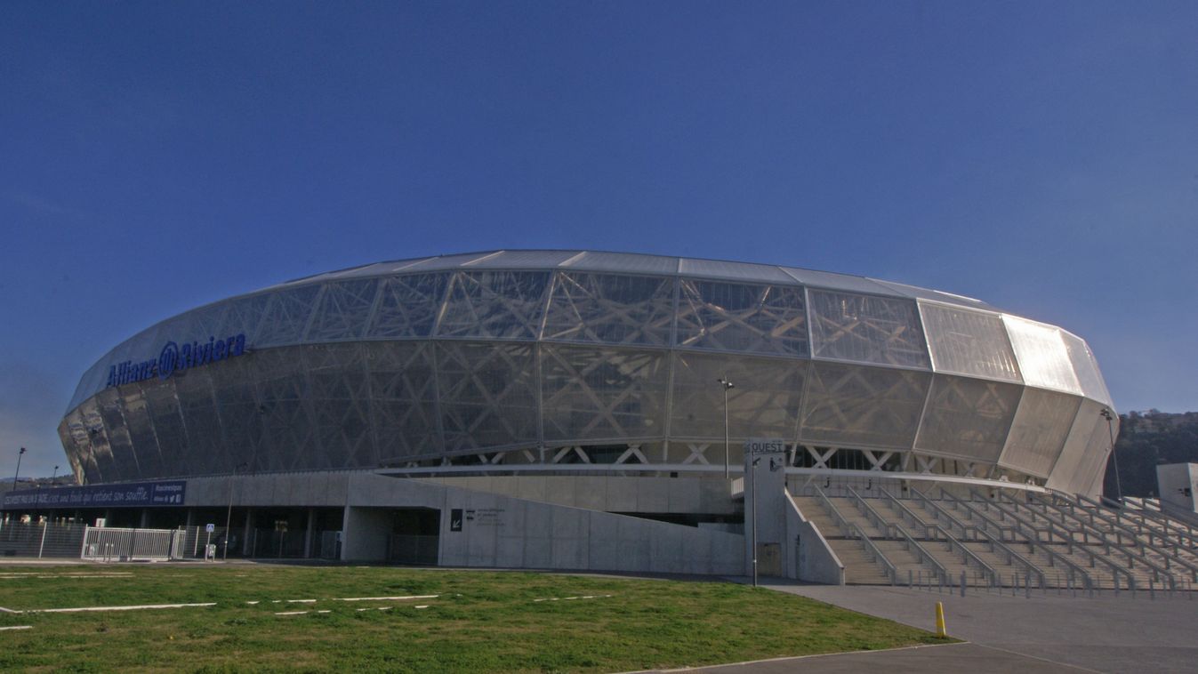 NICE STADIUM ALLIANZ RIVIERA SOCCER FOOTBALL VIEW OUTER OGC NICE Horizontal SQUARE FORMAT 