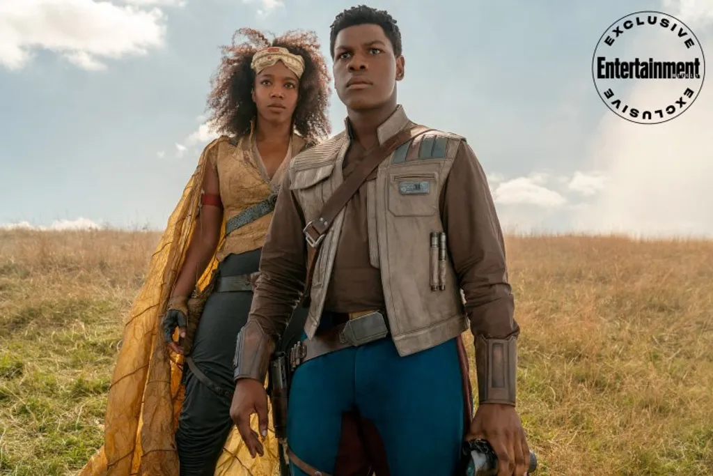 STAR WARS:  THE RISE OF SKYWALKER
Naomi Ackie as Jannah and John Boyega as Finn 