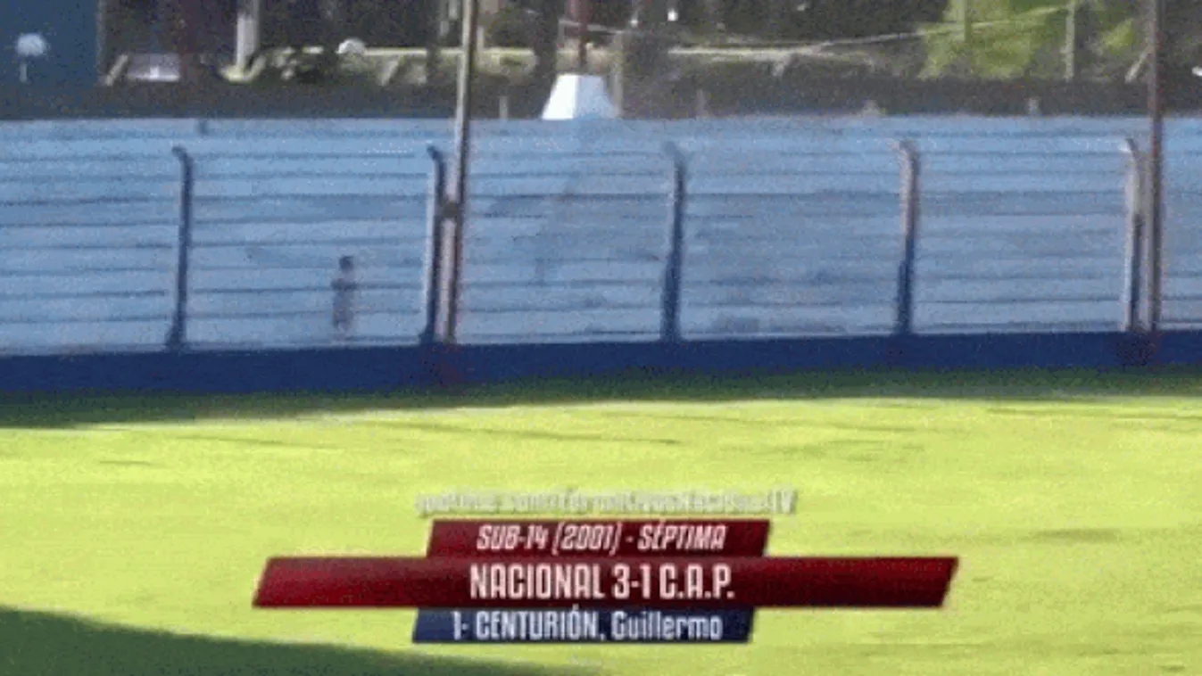 Guillermo Centurión gólja egy uruguayi U14-es mérkőzésen 