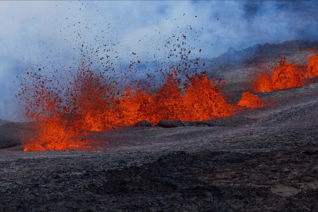 Vulkánkitörés Hawaiin, galéria, 2022. november 