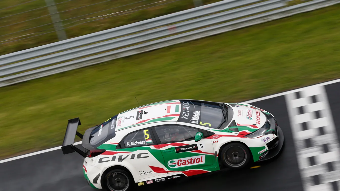 AUTO - WTCC HUNGARY 2017 auto championnat du monde circuit course europe fia hongrie motorsport tourisme wtcc mai 05 MICHELISZ Norbert (hun), Honda Civic team Castrol Honda WTC, action during the 2017 FIA WTCC World Touring Car Race of Hungary at hungaror