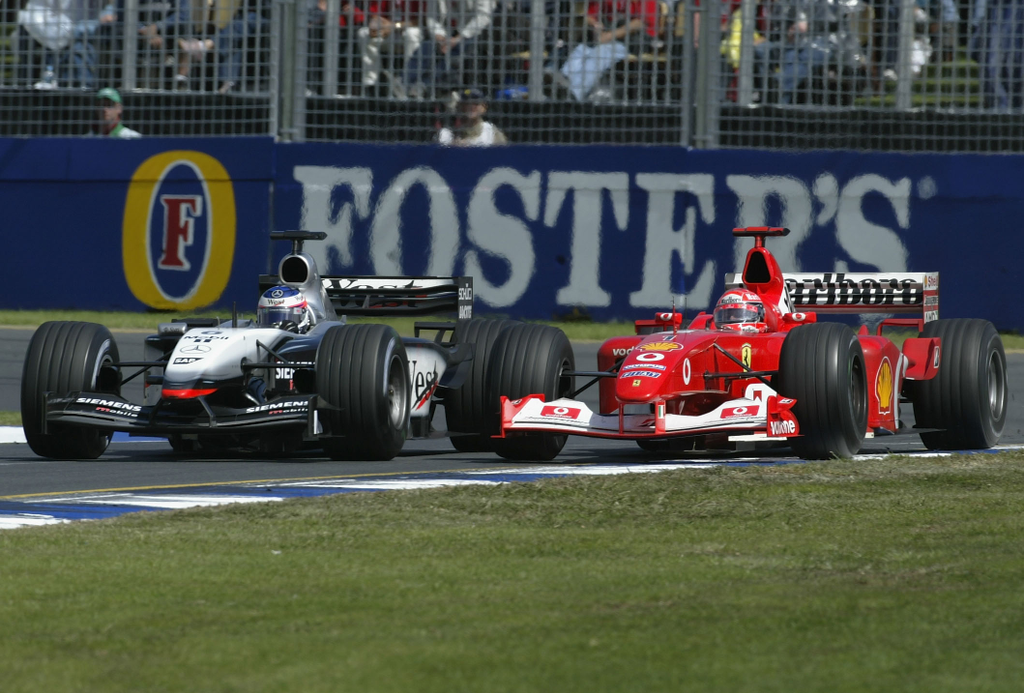 Forma-1, Kimi Räikkönen, McLaren-Mercedes, Michael Schumacher, Scuderia Ferrari, Ausztrál Nagydíj 2003 