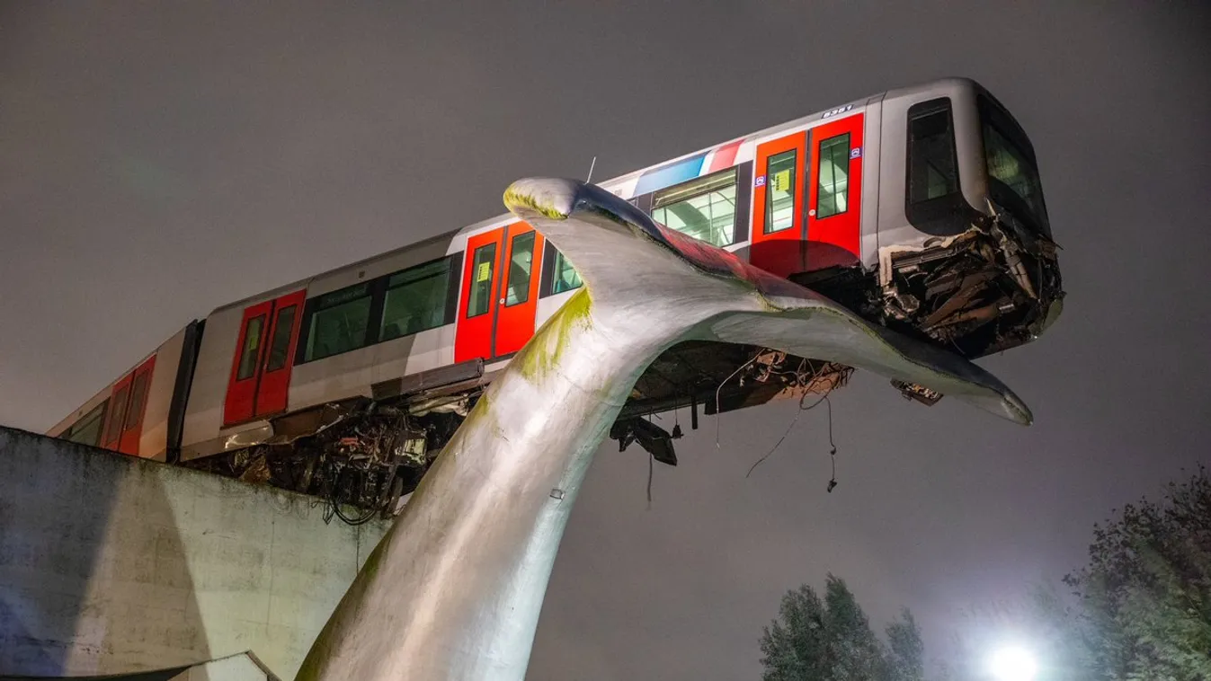 holland metróbaleset szobor farok 
