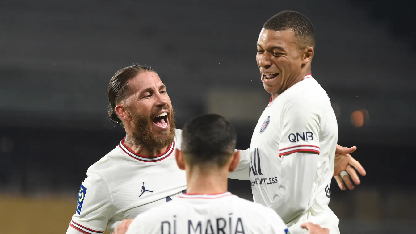 Kylian Mbappé Sergio Ramos Ángel Di María PSG Paris Saint-Germain 