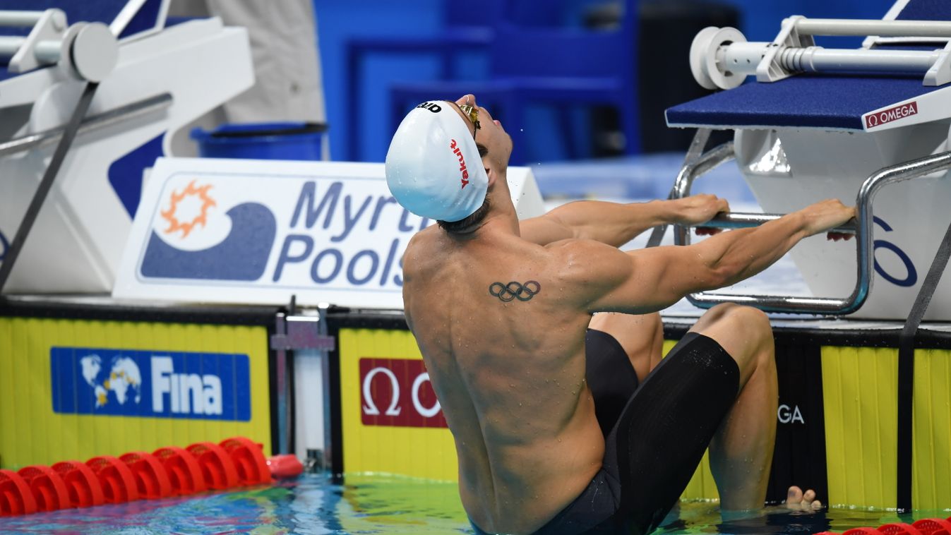 Úszás Vizes VB, FINA2017, férfi 50 m hát, Bohus Richárd 