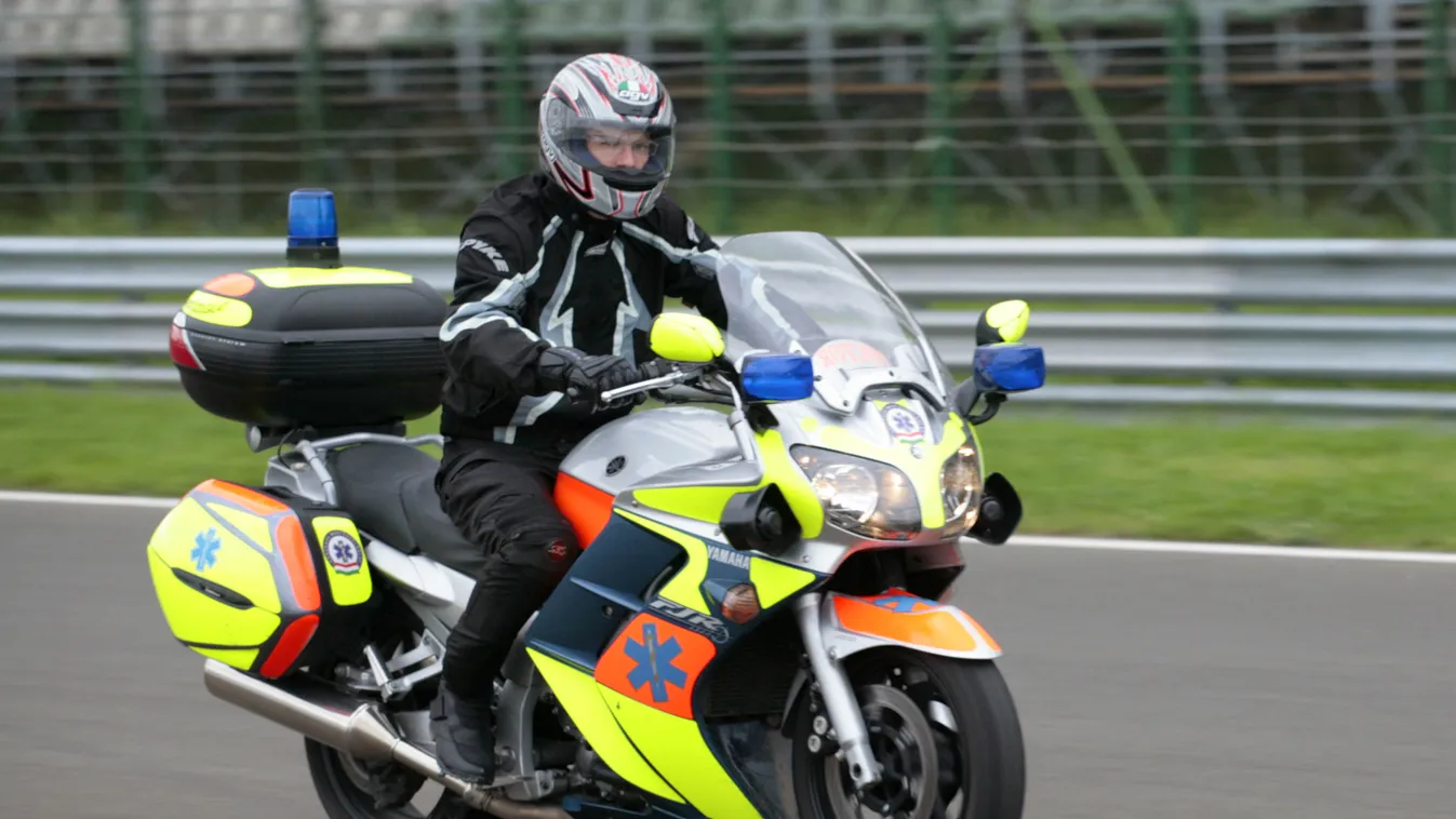 motor, mentőmotor, Hungaroring 