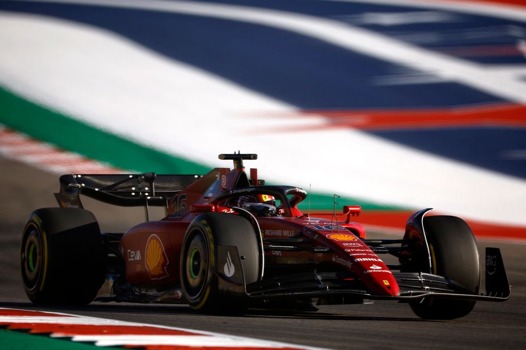 Forma-1, Charles Leclerc, Ferrari, USA Nagydíj 2022, péntek 
