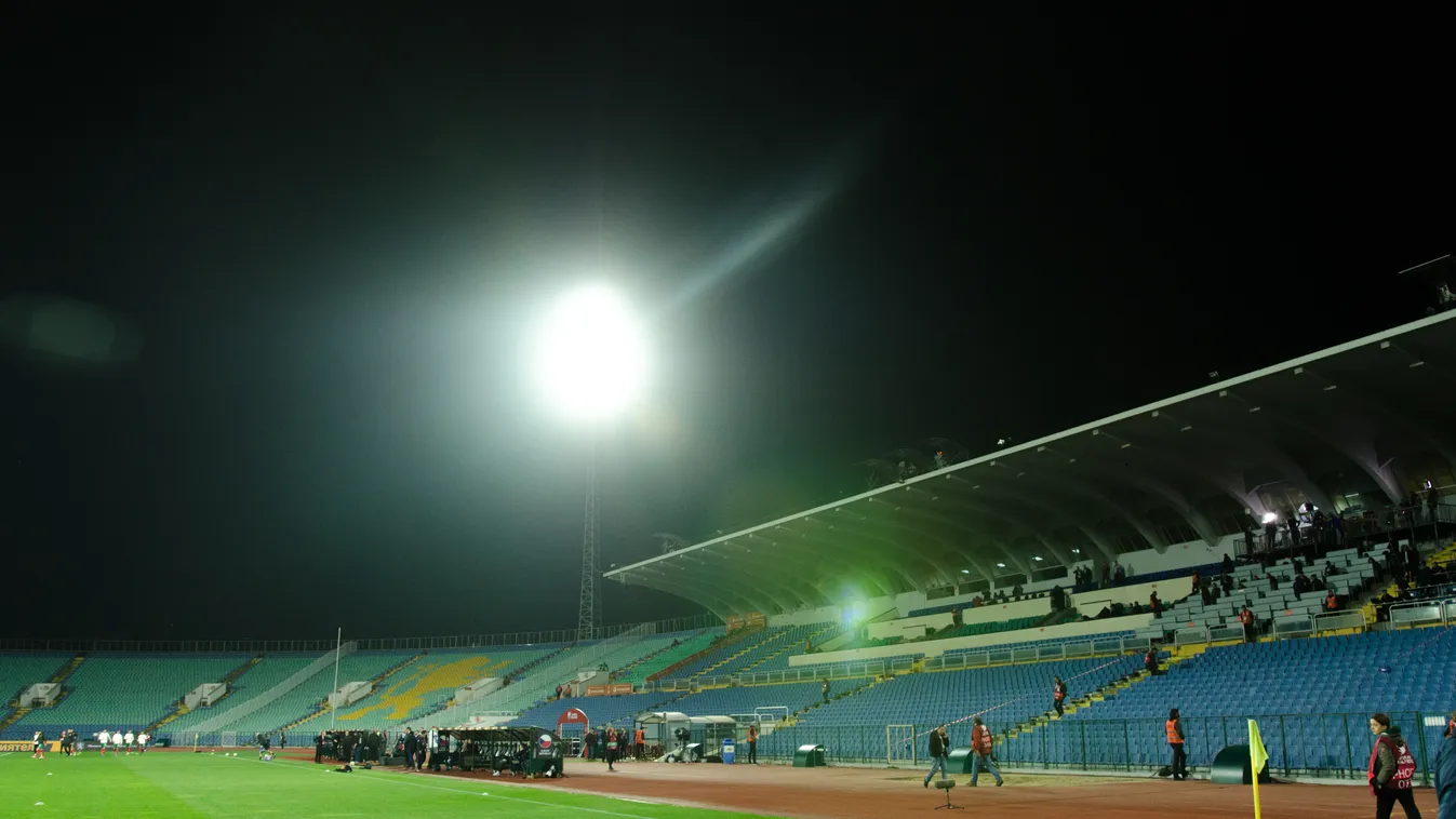 Bulgaria v Czech Republic - UEFA Euro 2020 Qualifier Sport venue STADIUM Atmosphere Soccer-specific stadium GRASS soccer Qualifications Bulgaria closed doors Czech Republic Vasil Levski National Vaszil Levszki Nemzeti Stadion 