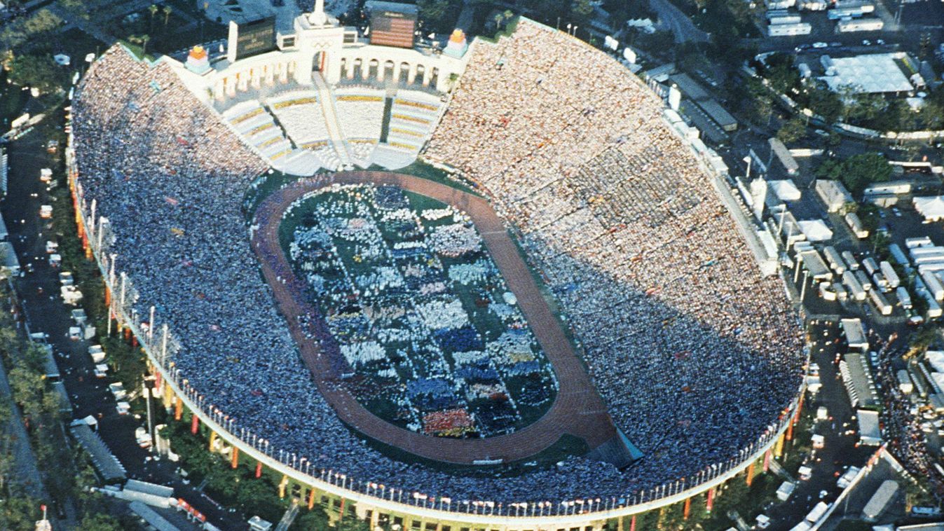 1984, Los Angeles, olimpiai megnyitó, Coliseum 