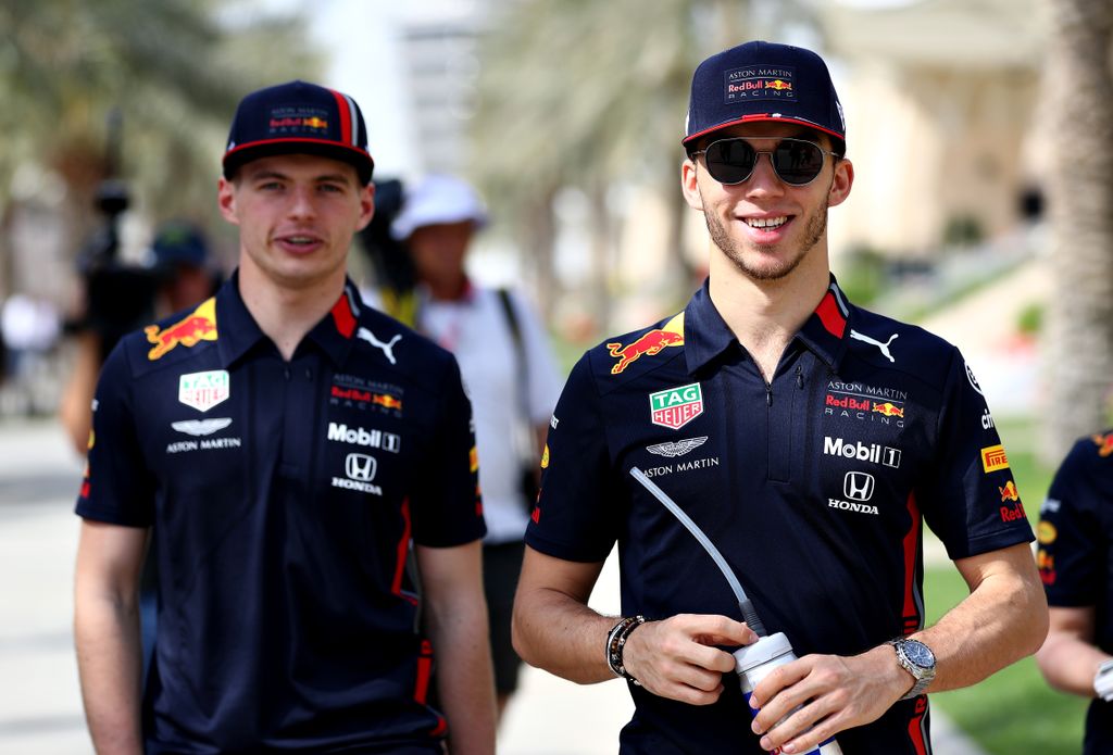 Forma-1, Max Verstappen, Pierre Gasly, Red Bull Racing, Bahreini Nagydíj 