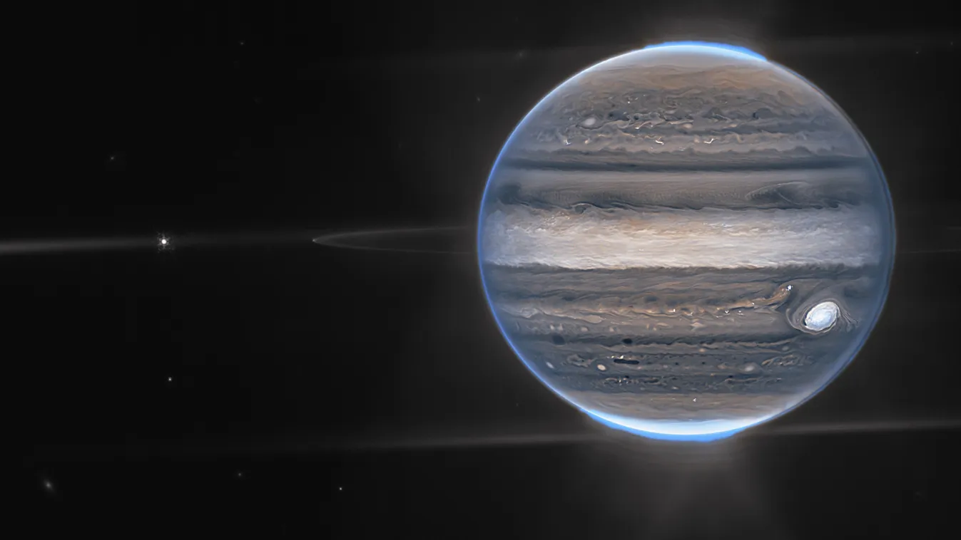 A Jupiter a James Webb űrtávcső felvételén 
