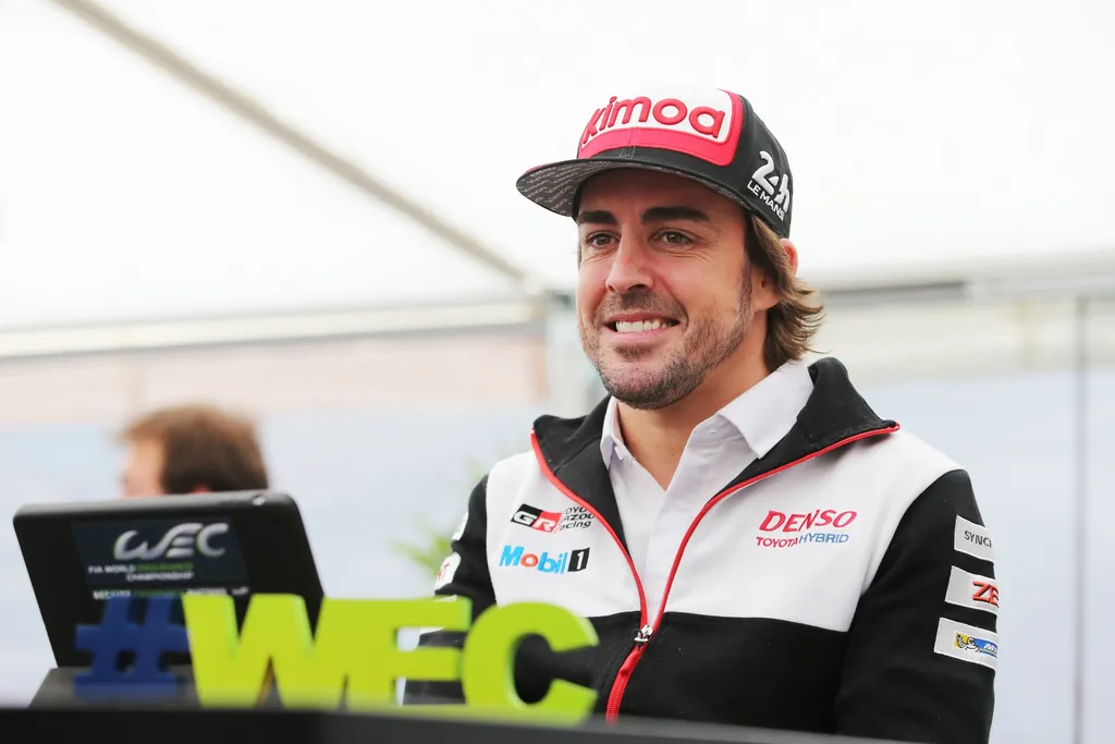 Fernando Alonso a Sportautó-világbajnokság (FIA WEC) spái nyitófordulóján a Toyota Gazoo Racing színeiben 