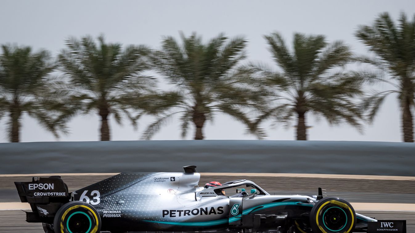 Forma-1, George Russell, Mercedes-AMG Petronas, Bahrein teszt 