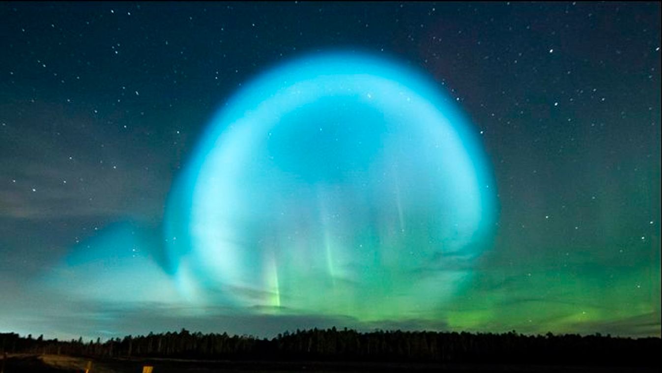 UFO, Kísérteties fénygömb Észak-Szibéria egén 