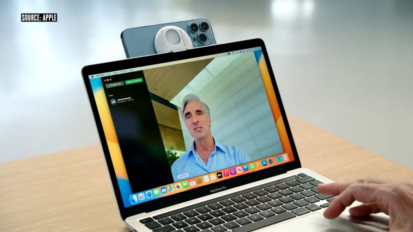 apple mac iphone videócsevegés videochat continuity camera 