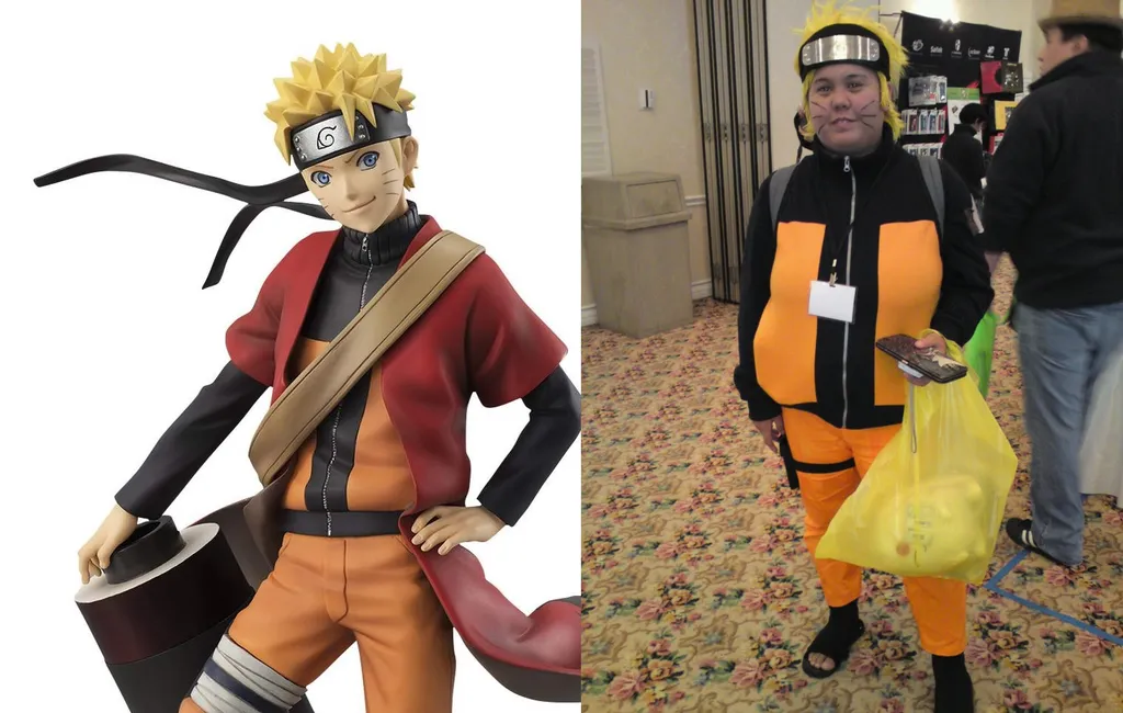 cosplay, beöltözős, gagyi, nevetséges, vicces, Naruto 