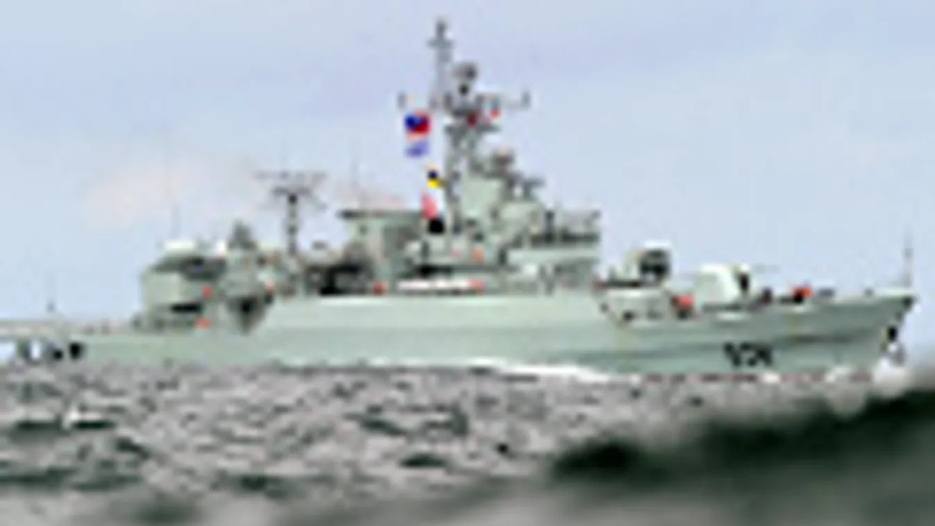 Zátonyra futott egy kínai fregatt, illusztráció