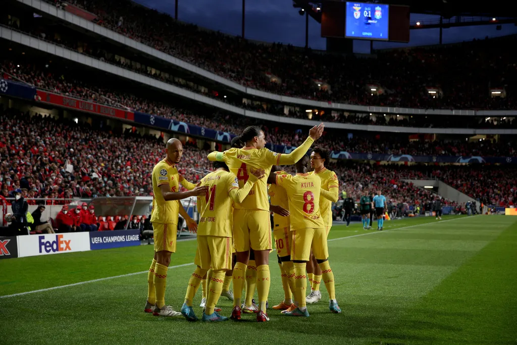 SL Benfica v Liverpool FC Quarter Final Leg One - UEFA Champions League 2022 Pedro Fiuza fiuza foto lisbon lisboa Portuguese soccer sports luz SLB Benfica Champions League Liverpool Quarter-finals first England UEFA Champions League Quarter Final Leg One 