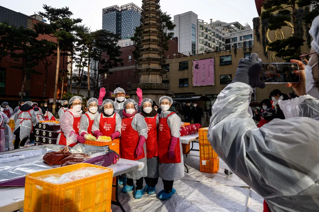 Tömeges kimcshi készítés Dél-Koreában, galéria, 2021 