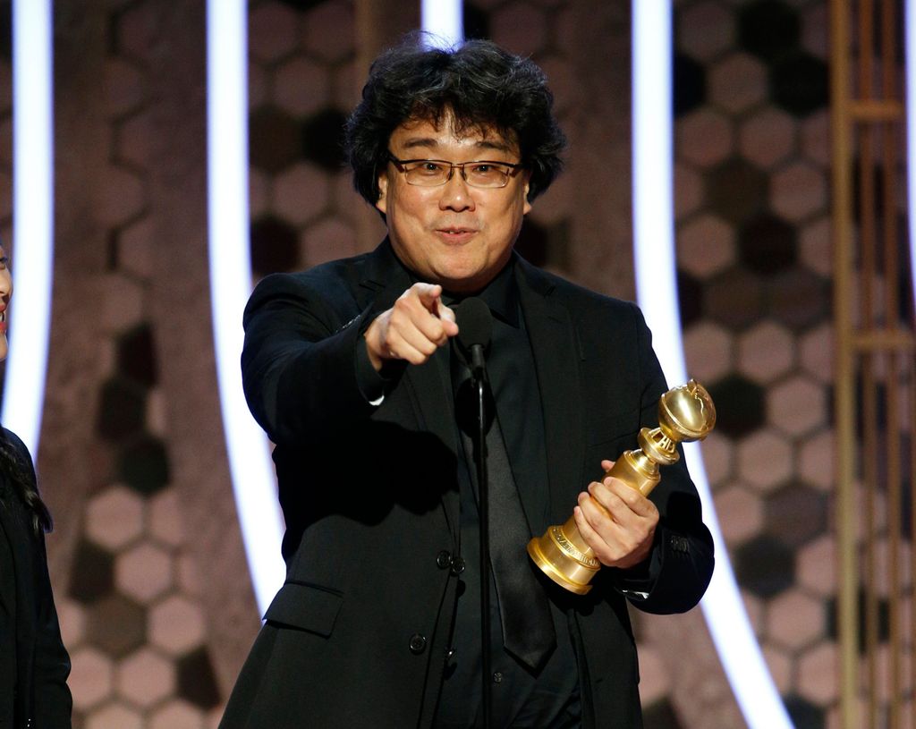 Beverly Hills, 2020. január 6.
Az NBC felvételén Bong Dzsun Ho dél-koreai forgatókönyvíró és rendező átveszi a legjobb idegen nyelvű filmnek járó elismerést a Parazita (Parasite) című mozifilmjéért a Hollywoodban akkreditált külföldi újságírók szövetségén