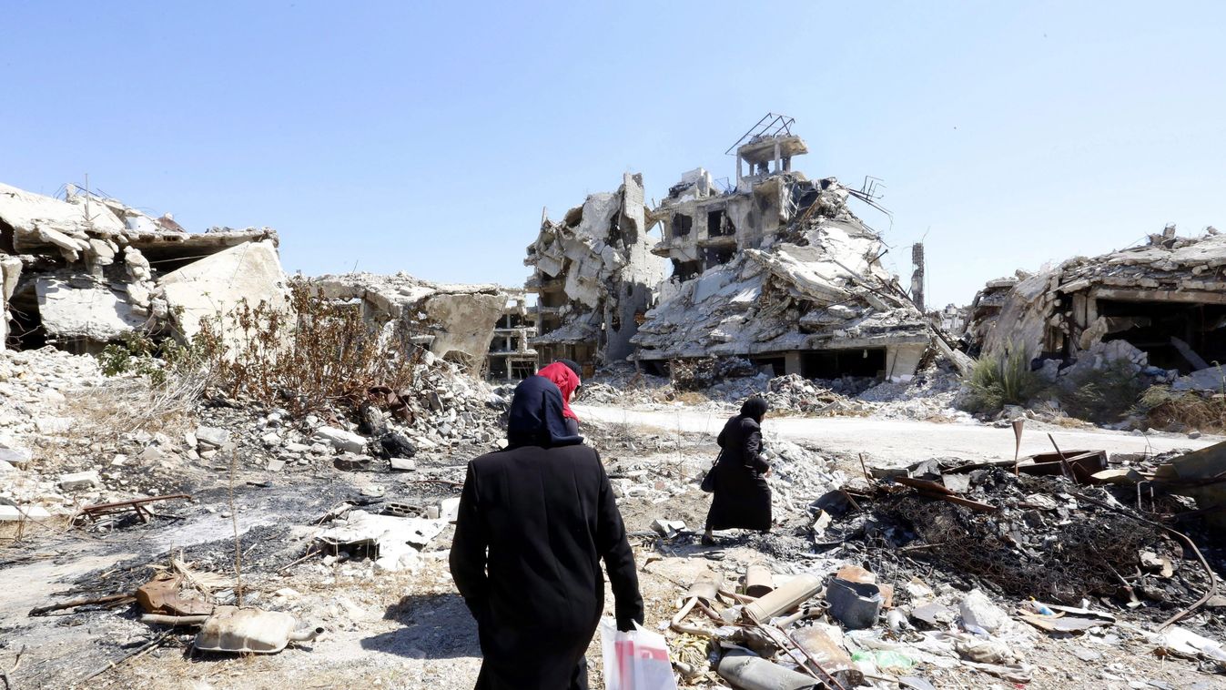 Szíria Homsz bombázás tűzszünet 