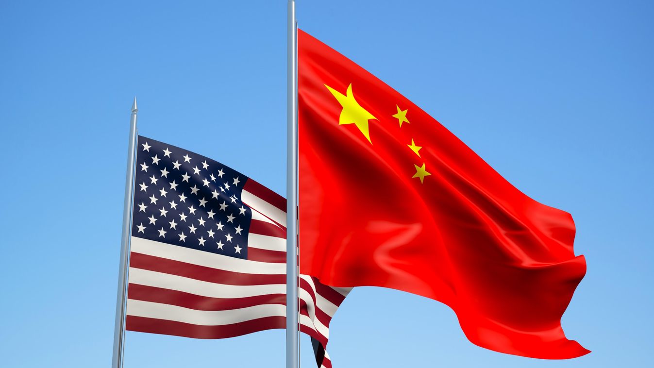 China USA american chinese flag zászló amerikai kínai 