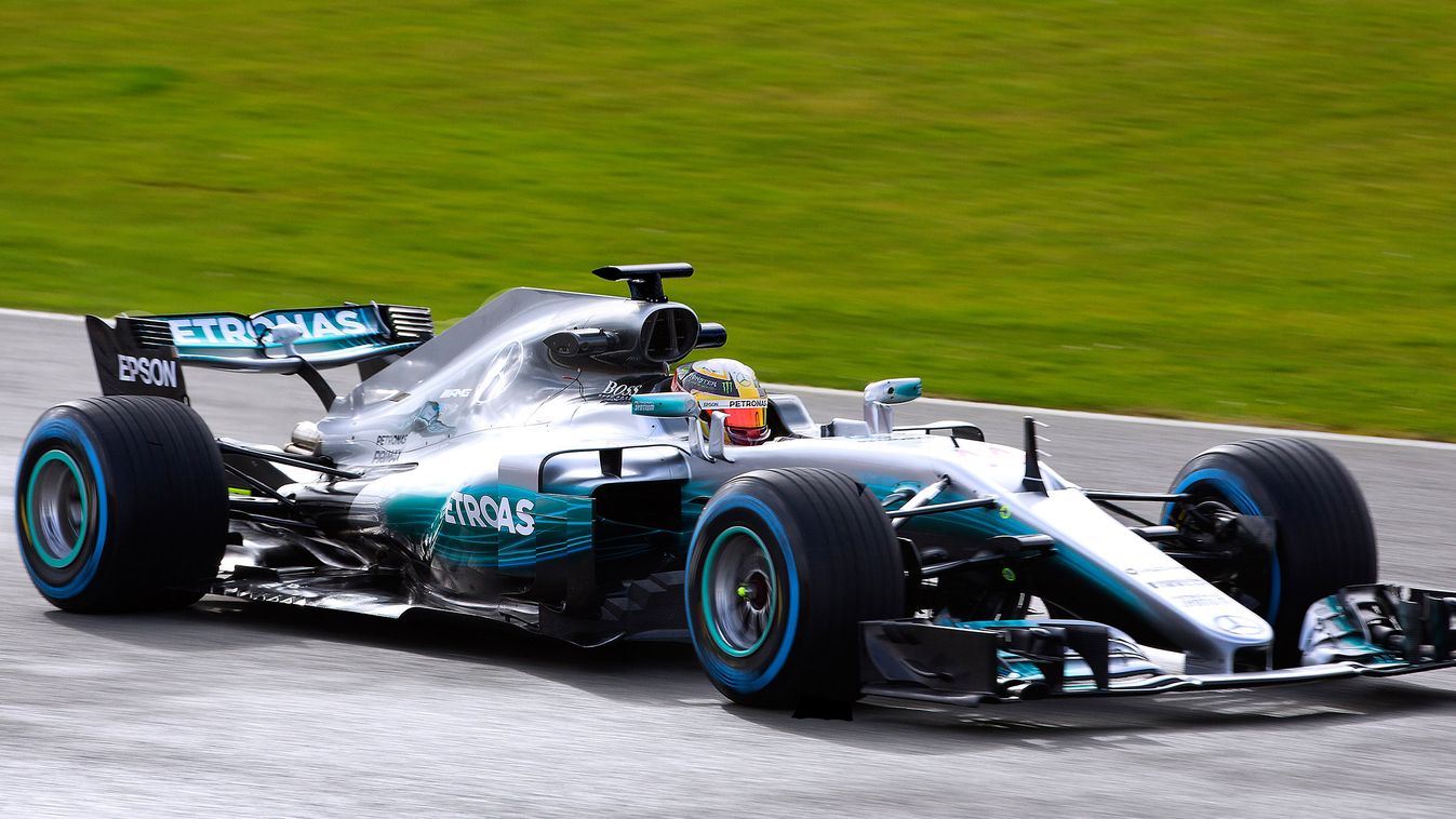 Forma-1, Lewis Hamilton, Mercedes W08, bemutató, teszt 