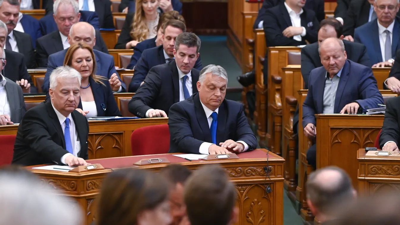 Orbán Viktor, Semjén Zsolt, parlament 