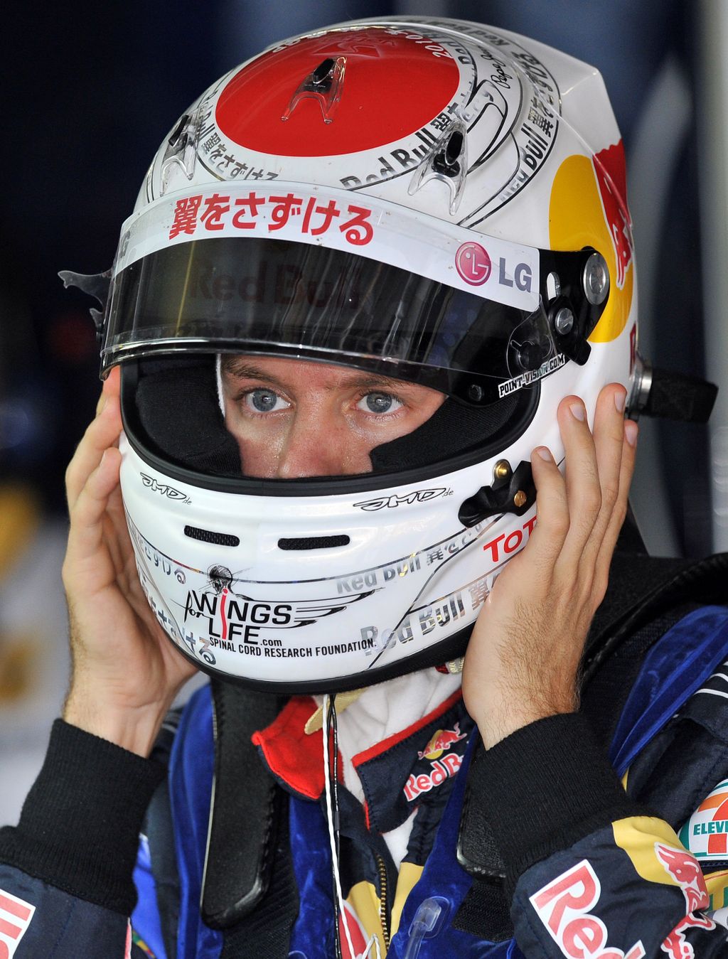 Sebastian Vettel of Germany Vertical 
