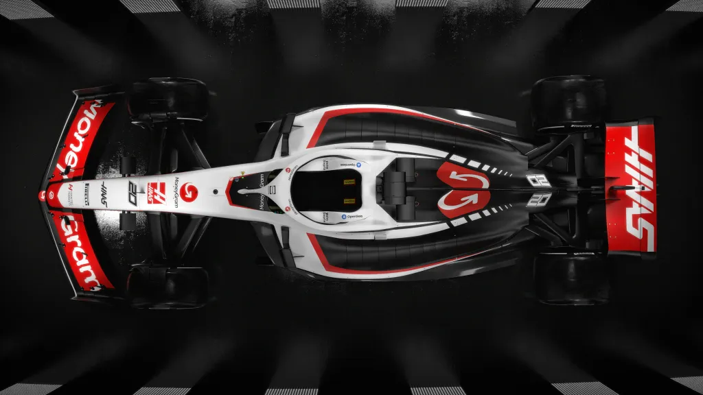 A Haas autójának szép formái vannak 