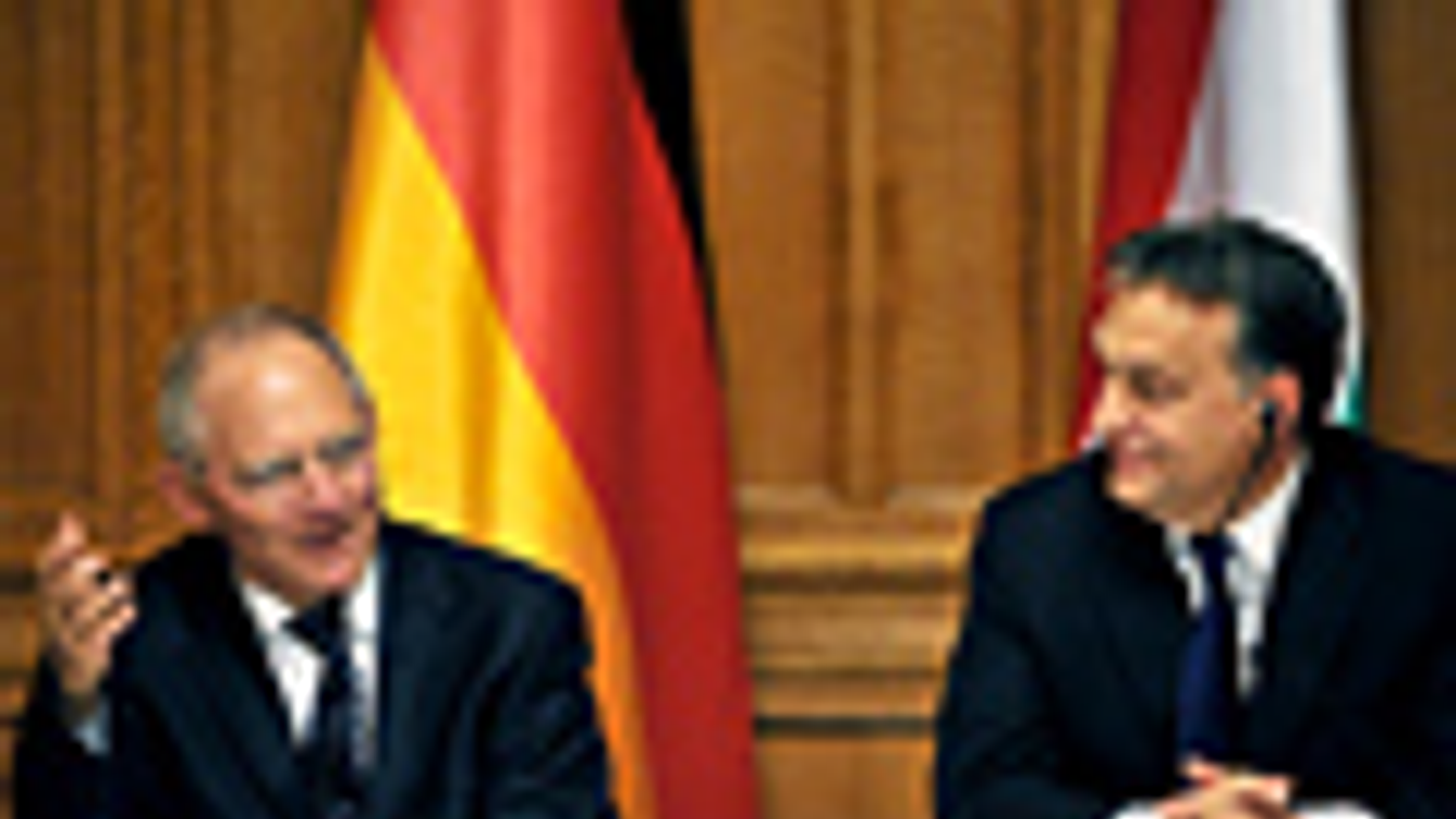 Viktor miniszterelnök és Wolfgang Schäuble - a német szövetségi pénzügyminiszter úgy véli, a kerítések Európája elképelhetetlen 