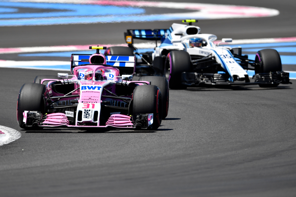 A Forma-1-es Francia Nagydíj pénteki napja, Esteban Ocon, Force India, Szergej Szirotkin, Williams Racing 