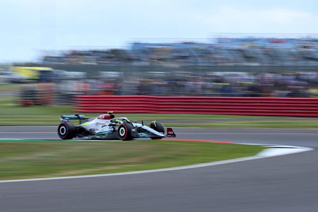 Forma-1, Lewis Hamilton, Mercedes, Brit Nagydíj 2022, péntek 