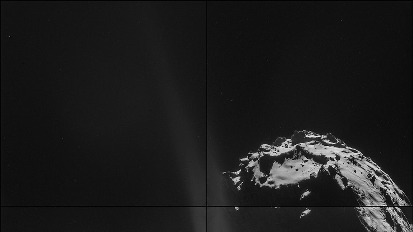 Rosetta, üstökös, kitörés, jet 