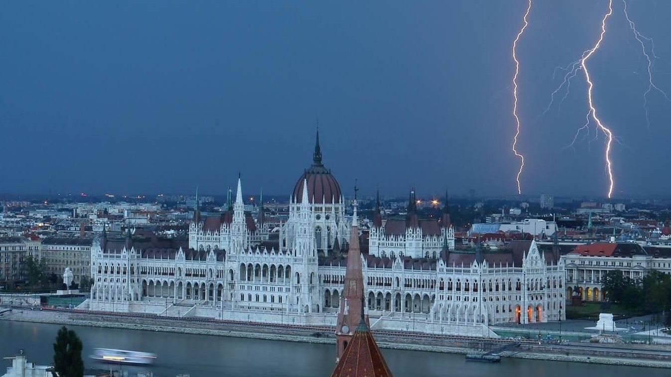 Villám, vihar Budapesten 