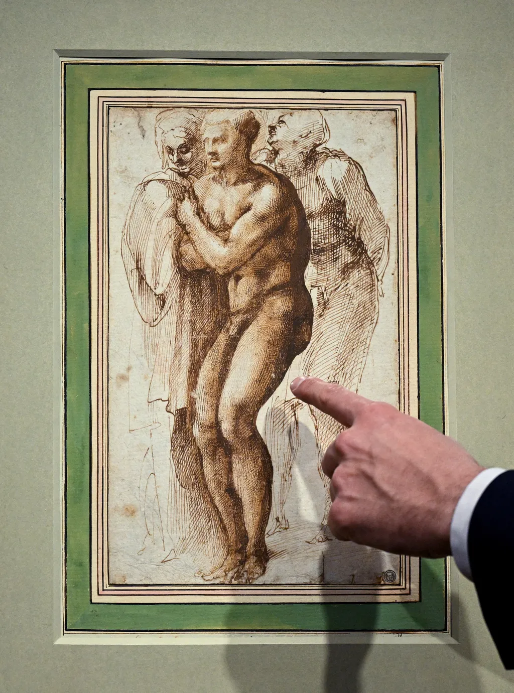 Michelangelo, árverés, rajz, párizs, kép, művészet, alkotás, aukció 