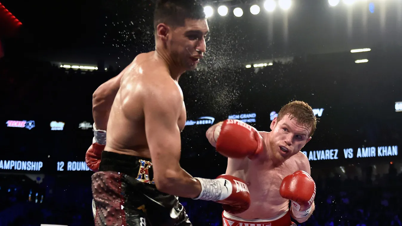Canelo Alvarez Amir Khan boksz ökölvívás kiütés 