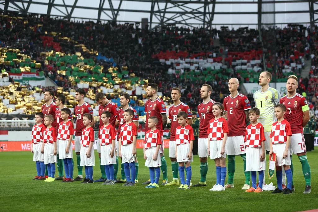 Magyarország - Horvátország EB selejtező labdarúgás foci 