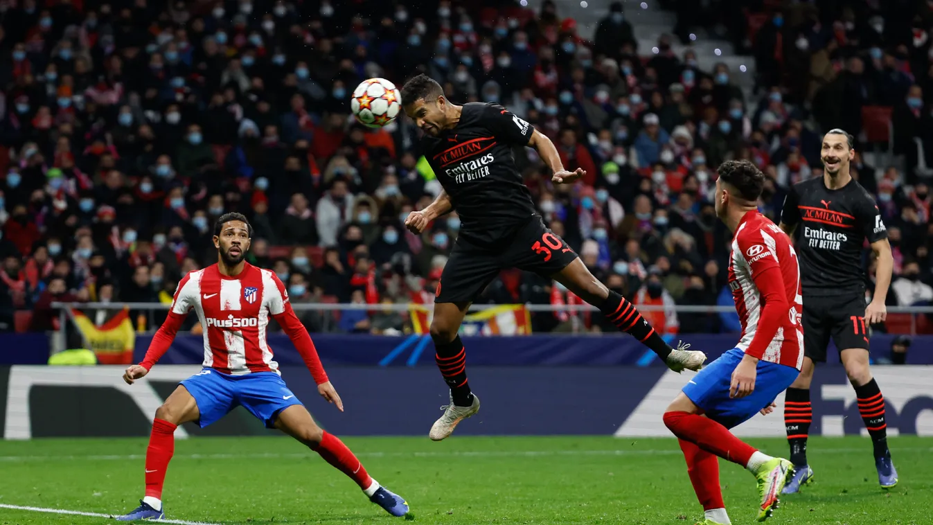 Atletico Madrid v AC Milan: Group B - UEFA Champions League fc atletico de madrid ac milan ucl champions wanda la liga photography sports wire agency dax action players arena ball 2021 Horizontal FOOTBALL UEFA PHOTOJOURNALISM PHOTO EUROPE GAME STADIUM 