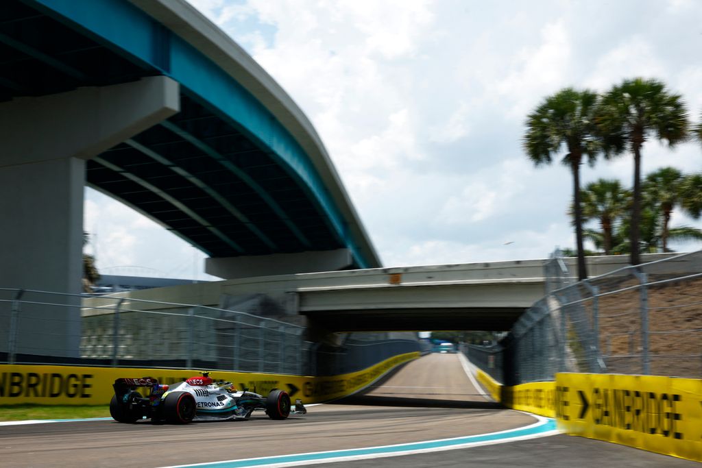 Forma-1, Lewis Hamilton, Mercedes, Miami Nagydíj 2022, szombat 