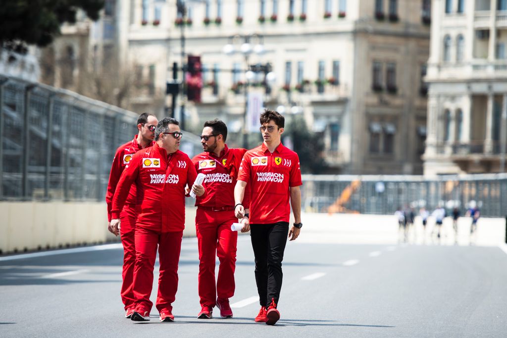 Forma-1, Azerbajdzsáni Nagydíj, csütörtök, Charles Leclerc, Scuderia Ferrari 
