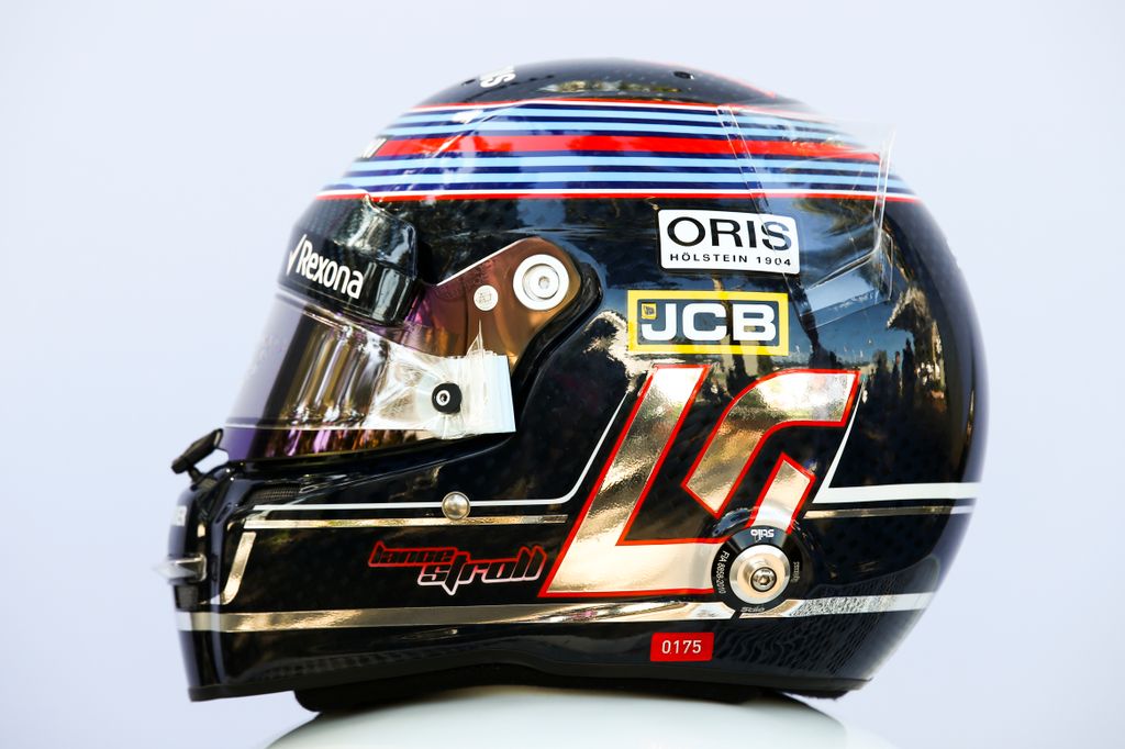 Forma-1, Lance Stroll, Williams Racing, bukósisak 
