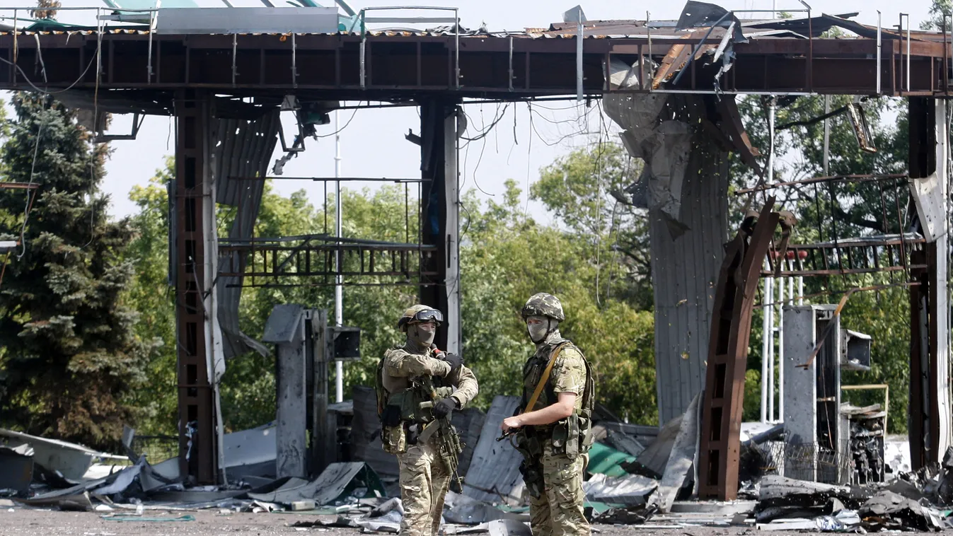 Debaltseve, in the Donetsk region,  Ukraine Ukrajna 