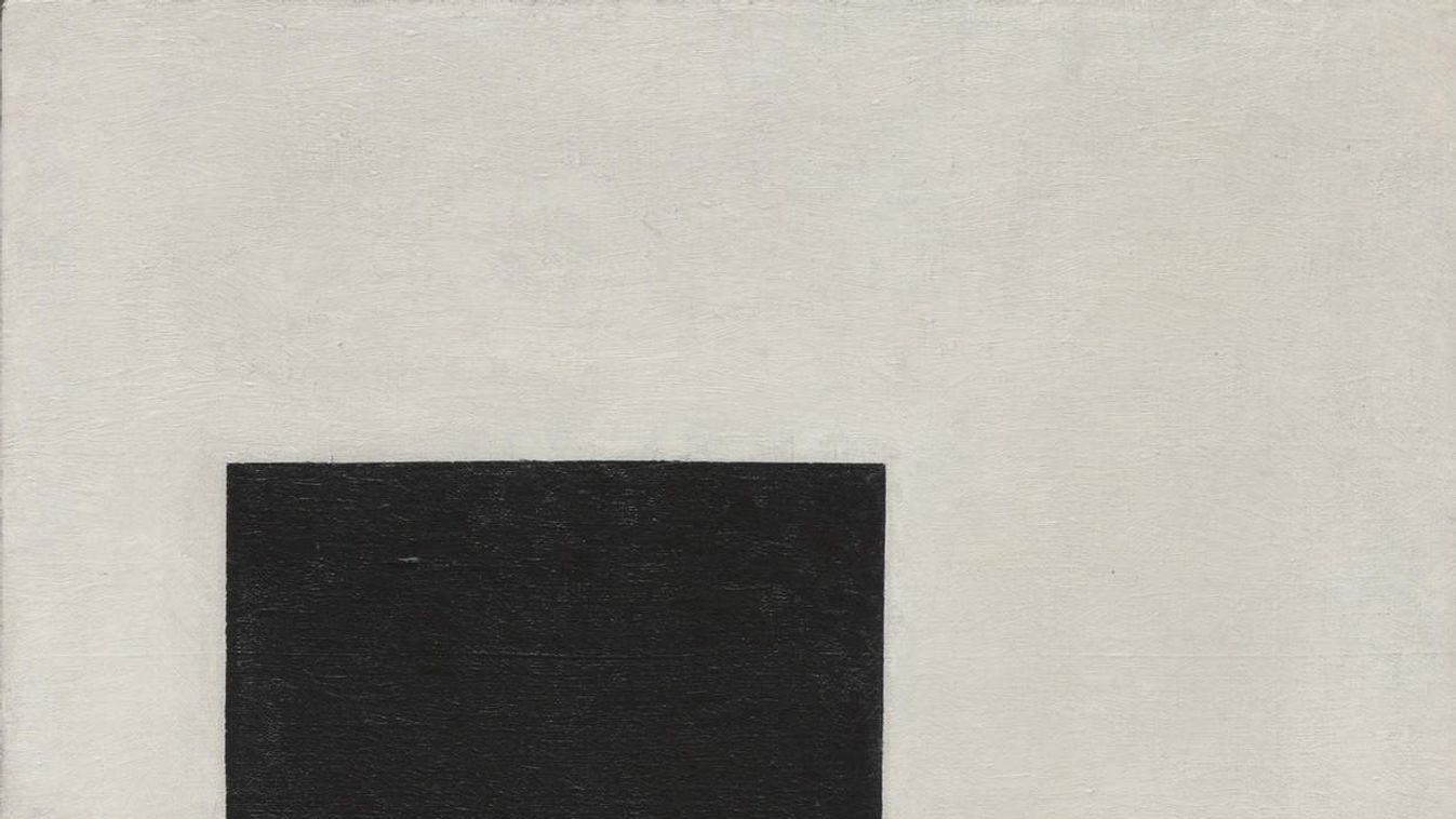 Malevics Fekete négyszög, vörös négyzet című festmény 
