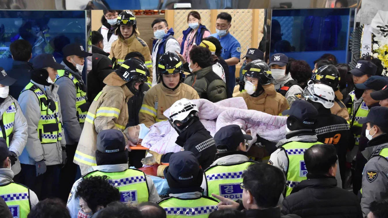 Dél-Korea, kórháztűz, tűz 