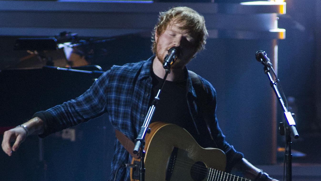 Ed Sheeran Brit Awards 2015 