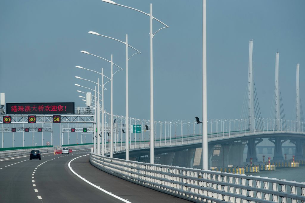 Hongkong Csuhaj Makaó híd 
